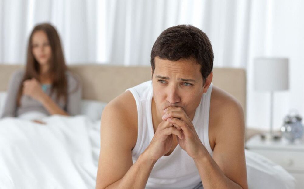 slabá potencia u mužov s prostatitídou
